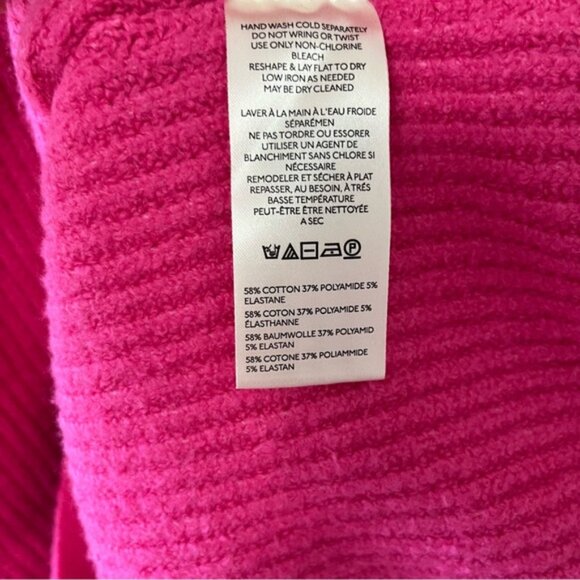 NWT FREE PEOPLE Sunbeam Sweater / Hot Pink Size S - Picture 11 of 14